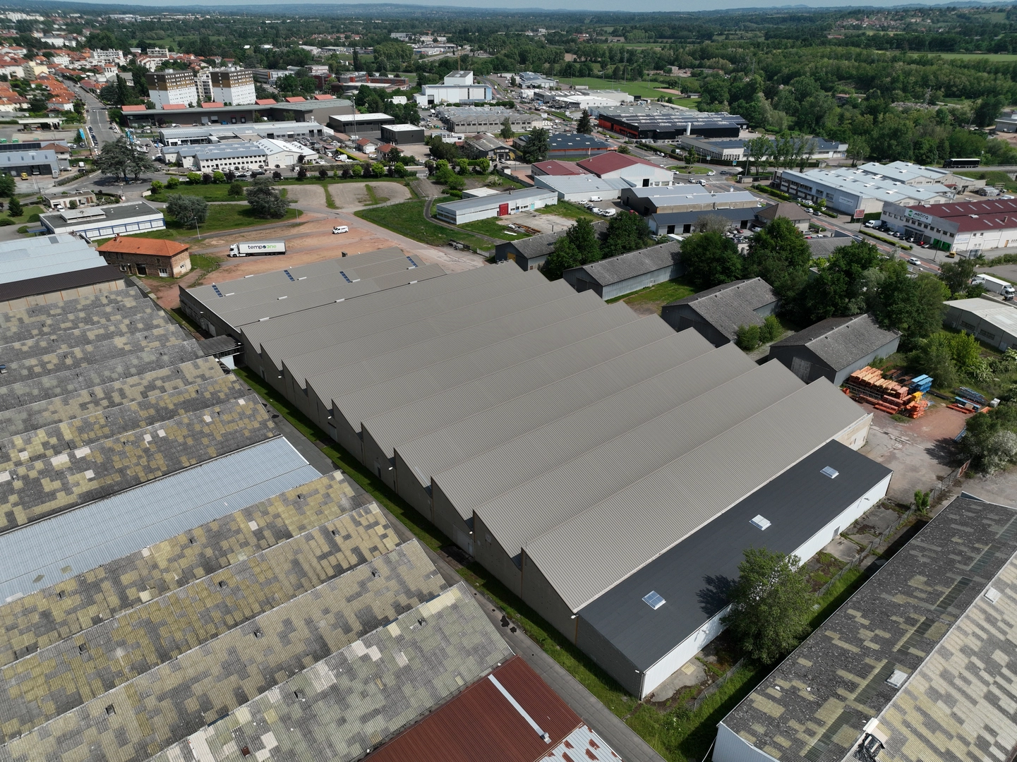 Bâtiment industriel — couverture & étanchéité